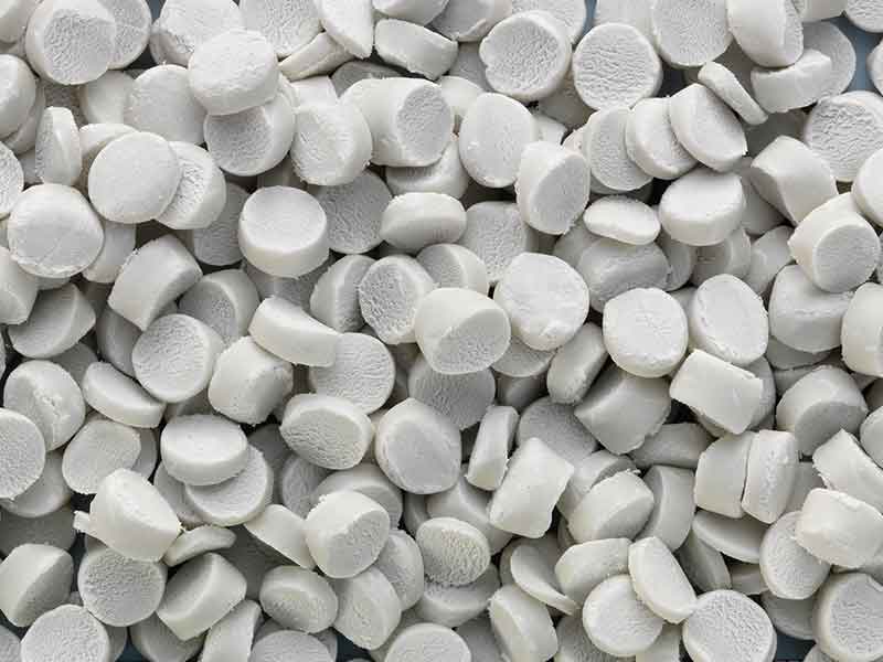 Graues HFFR Kabel Compounds Granulat hergestellt mit der BUSS Compoundier-Technologie