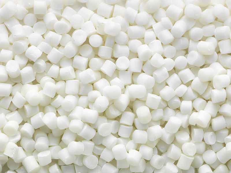 Weiße HFFR Kabel Compounds Rohmasse aus einem BUSS Compounder