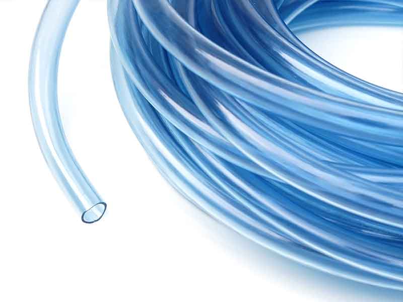 Thin, transparent tube as an application example for PVC compounding